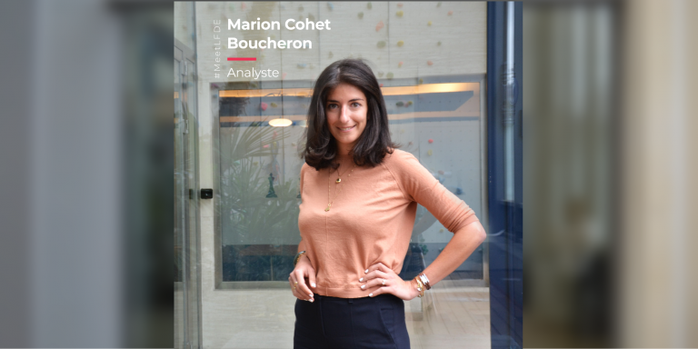 #MeetLFDE : Marion Cohet Boucheron, Analyste, La Financière de l’Echiquier